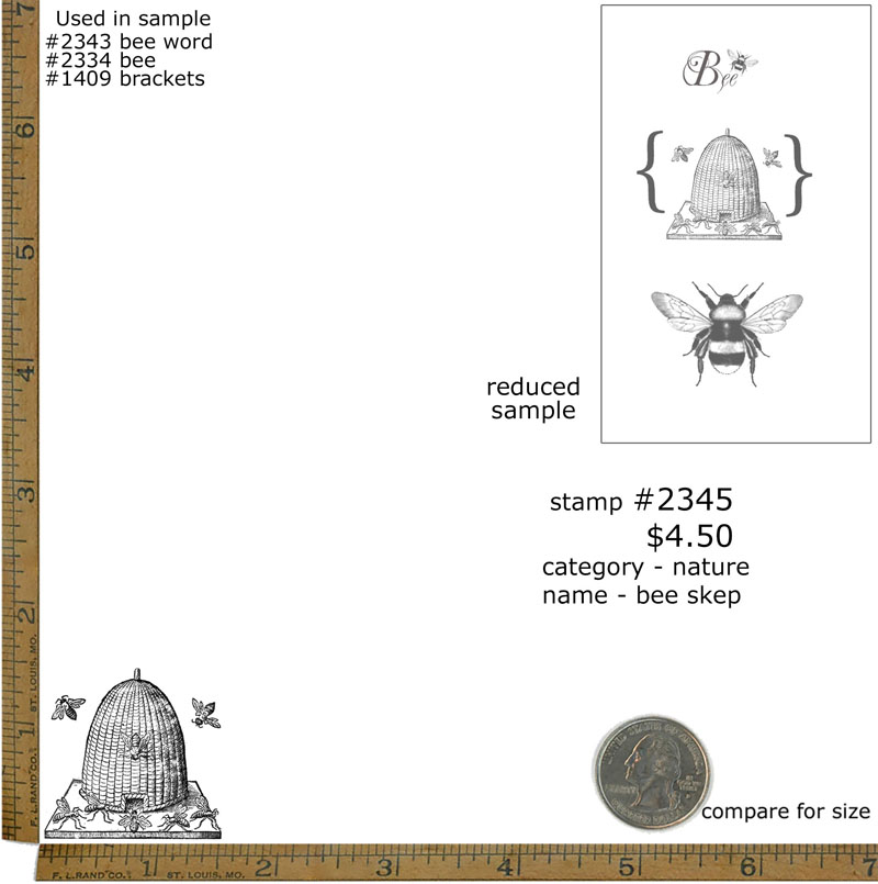 #2345 - Bee Skep - Nature